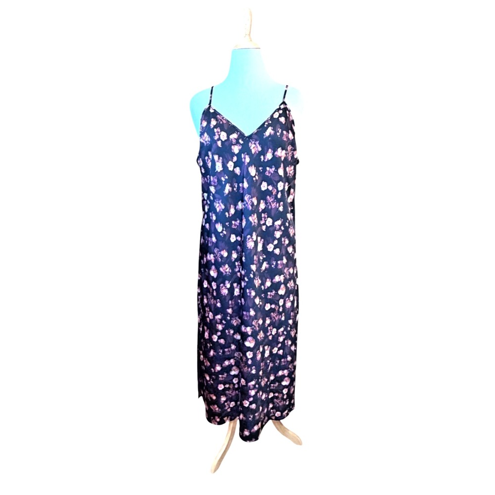 A New Day Bohemian Dark Floral Slip Dress XXL